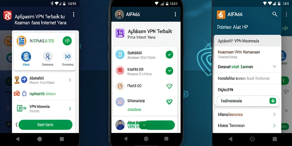 Antarmuka aplikasi AIFA66 yang sederhana dan fungsional.