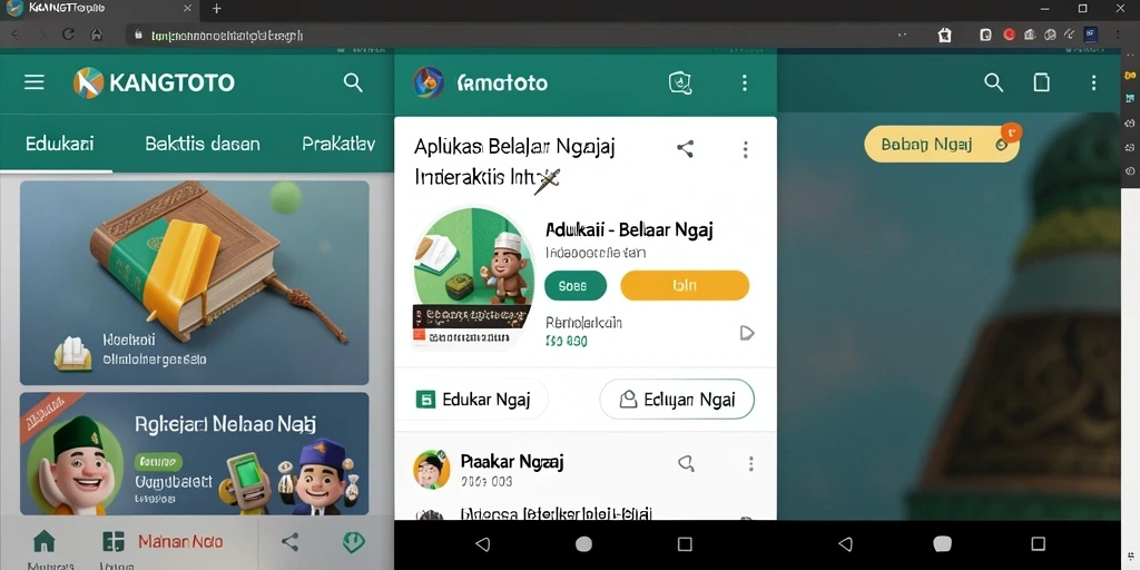 Tampilan antarmuka KANGTOTO yang interaktif dan ramah pengguna.