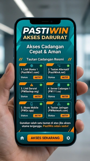 Tampilan link alternatif pastiwin